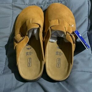 Birkenstock Boston Clogs Mink 36 (Woman’s 5 / 5.5) Soft Footbed Narrow